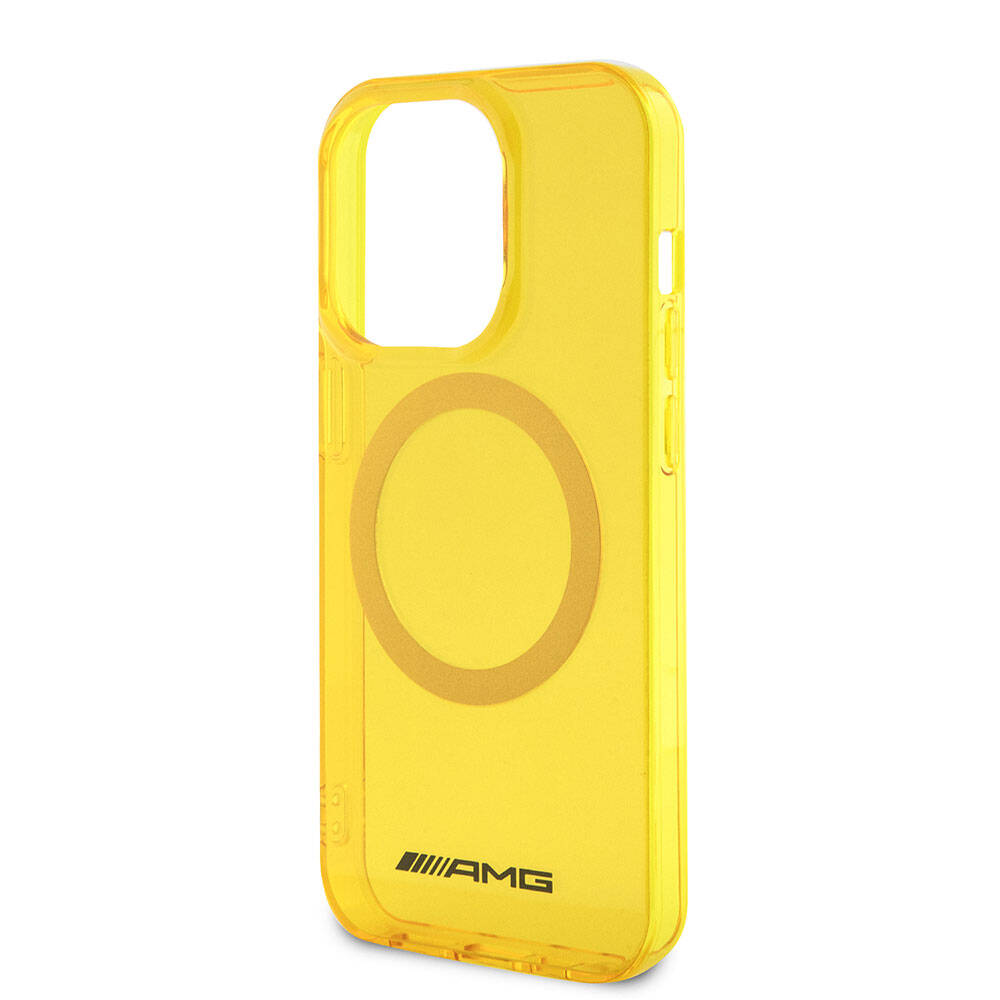 iPhone 15 Pro Kılıf AMG Orijinal Lisanslı M-safe Şarj Özellikli Transparan Kılıf