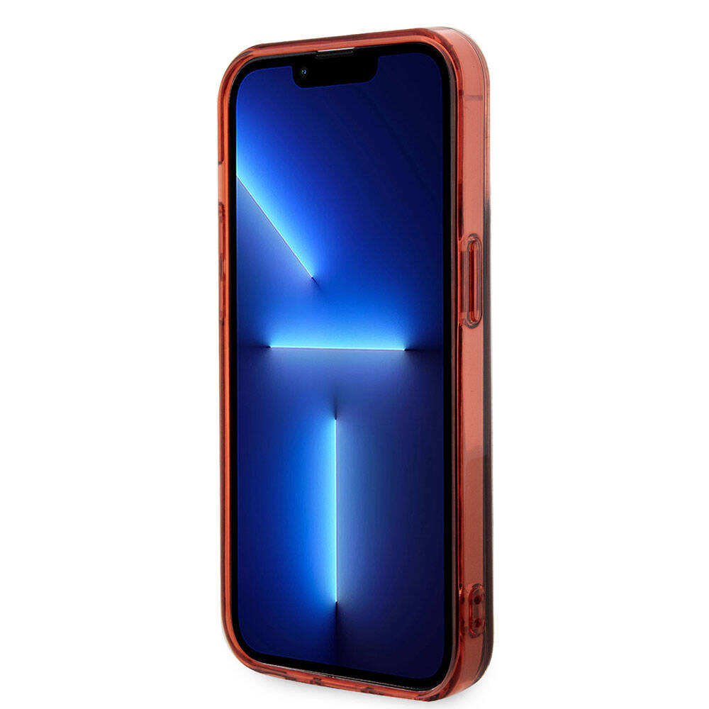 iPhone 15 Pro Kılıf AMG orijinal Lisanslı Çift Katmanlı Şeffaf Büyük Logo Kılıf