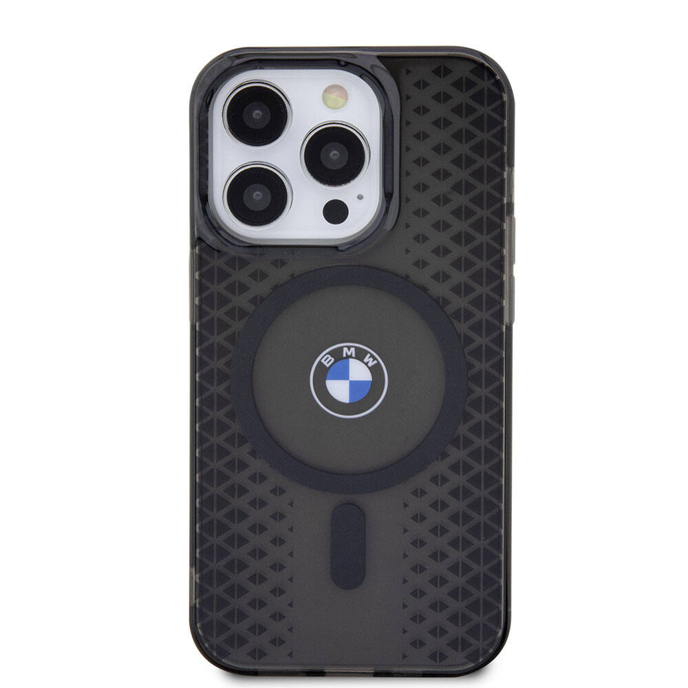 iPhone 15 Pro Kılıf BMW M-safe Şarj Özellikli Transparan IML Signature Orijinal Lisanslı Kılıf
