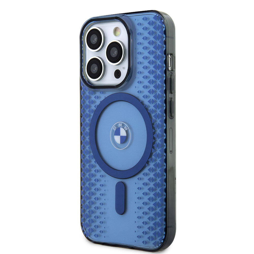 iPhone 15 Pro Kılıf BMW M-safe Şarj Özellikli Transparan IML Signature Orijinal Lisanslı Kılıf