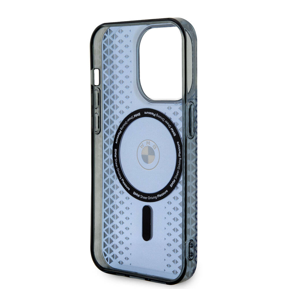 iPhone 15 Pro Kılıf BMW M-safe Şarj Özellikli Transparan IML Signature Orijinal Lisanslı Kılıf