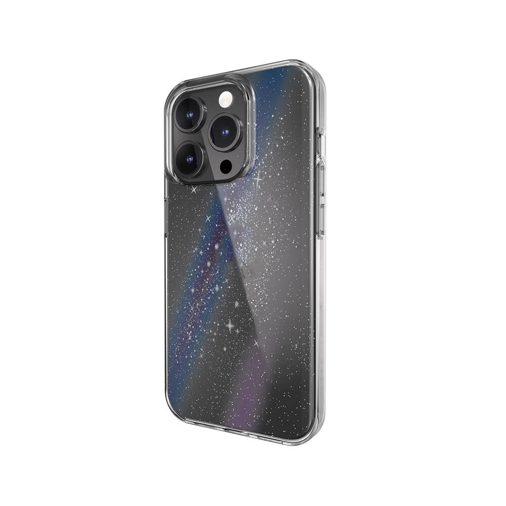 iPhone 15 Pro Kılıf Çift Katmanlı IMD Baskılı Bumper Lisanslı Switcheasy Cosmos Nebula Kılıf