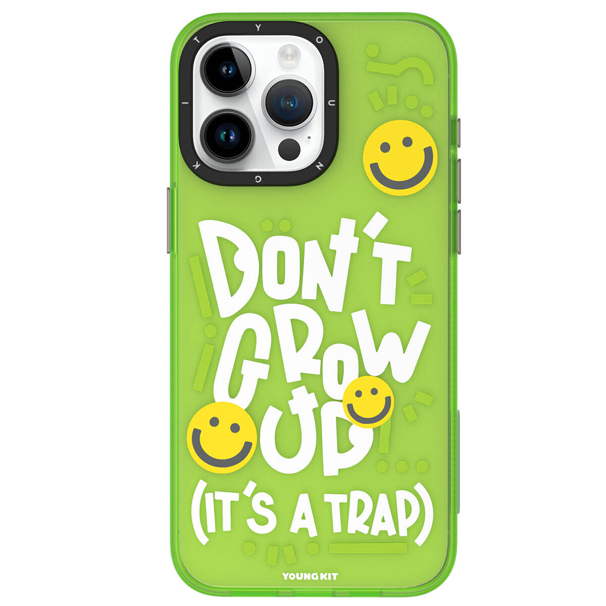 iPhone 15 Pro Kılıf Desenli Youngkit Happy Hearth Serisi Kılıf