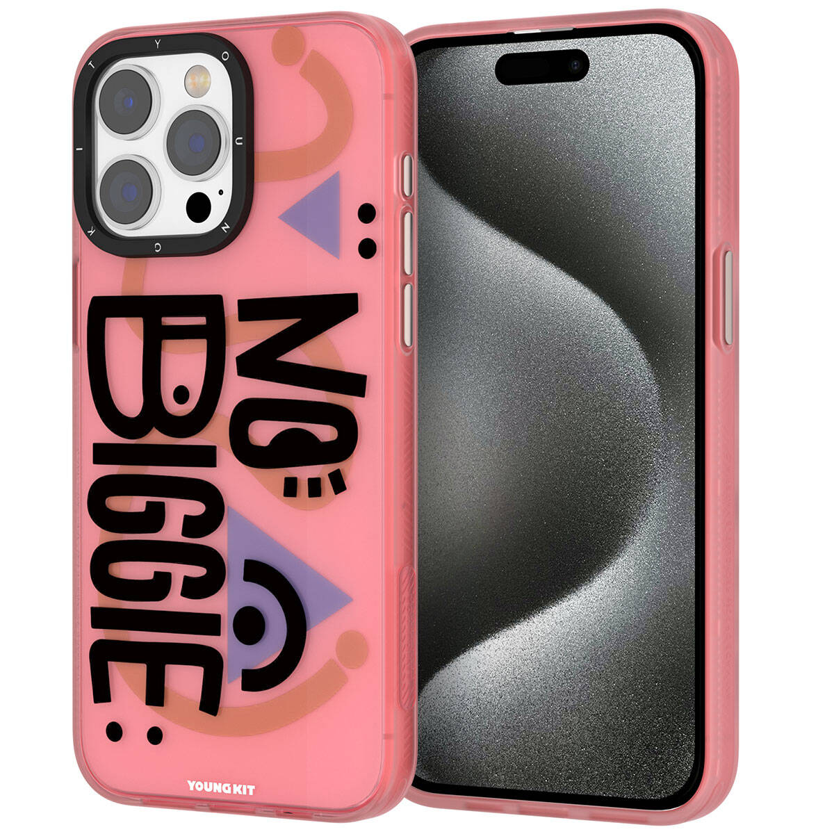 iPhone 15 Pro Kılıf Desenli Youngkit Happy Hearth Serisi Kılıf