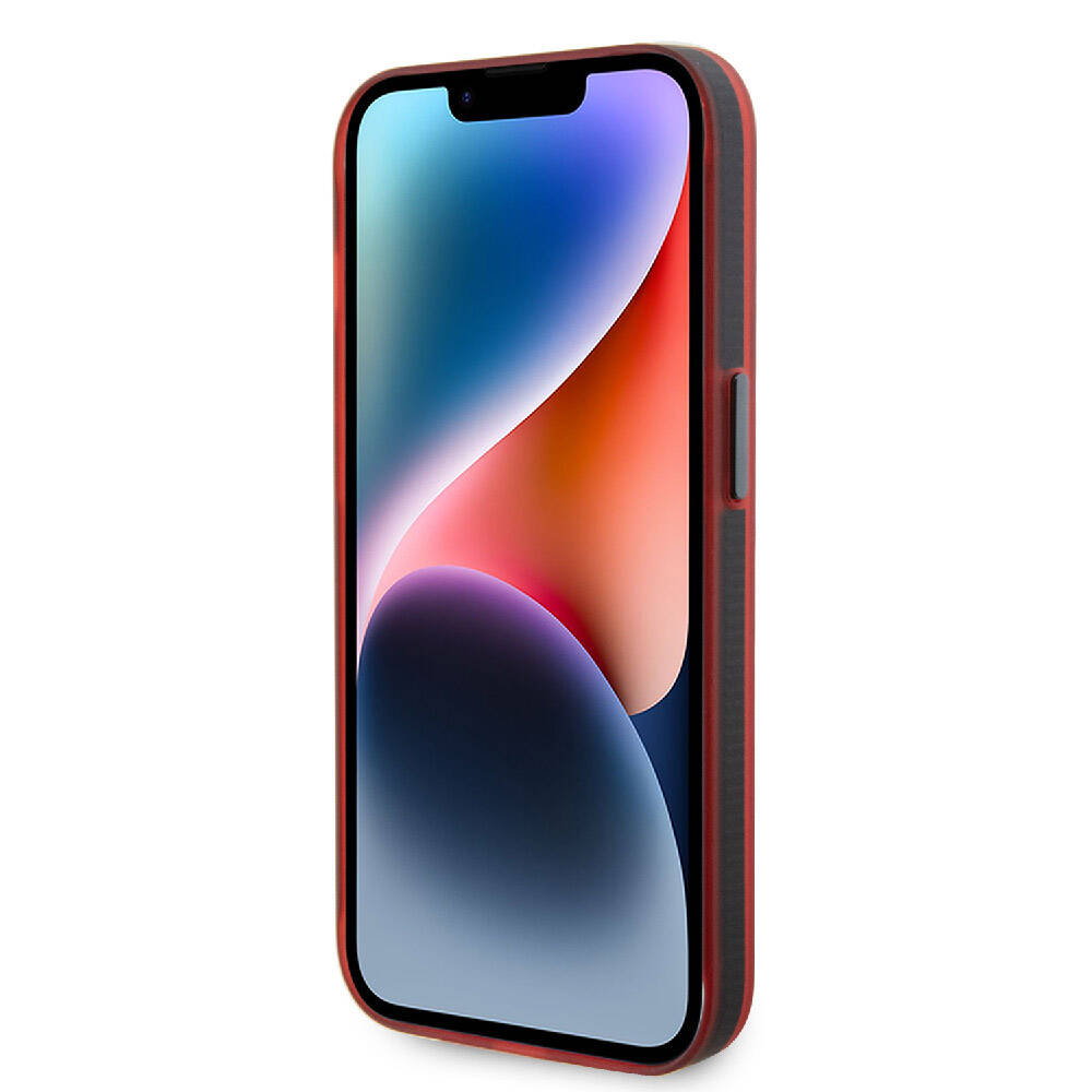 iPhone 15 Pro Kılıf Ferrari Orijinal Lisanslı M-safe Şarj Özellikli Kontrast Bumper Kılıf