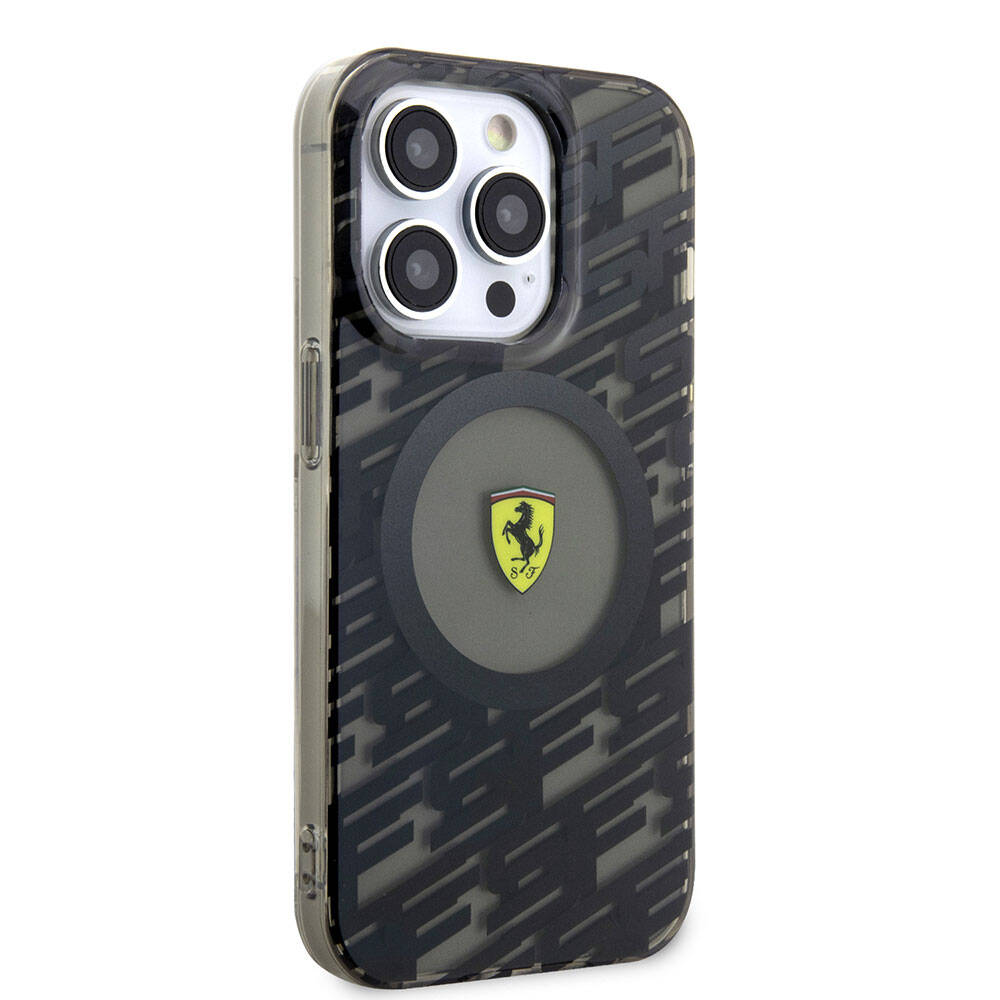 iPhone 15 Pro Kılıf Ferrari Orijinal Lisanslı M-safe Şarj Özellikli Multi SF Kılıf
