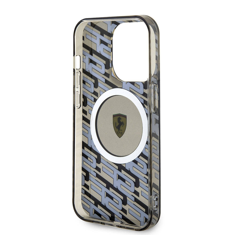 iPhone 15 Pro Kılıf Ferrari Orijinal Lisanslı M-safe Şarj Özellikli Multi SF Kılıf