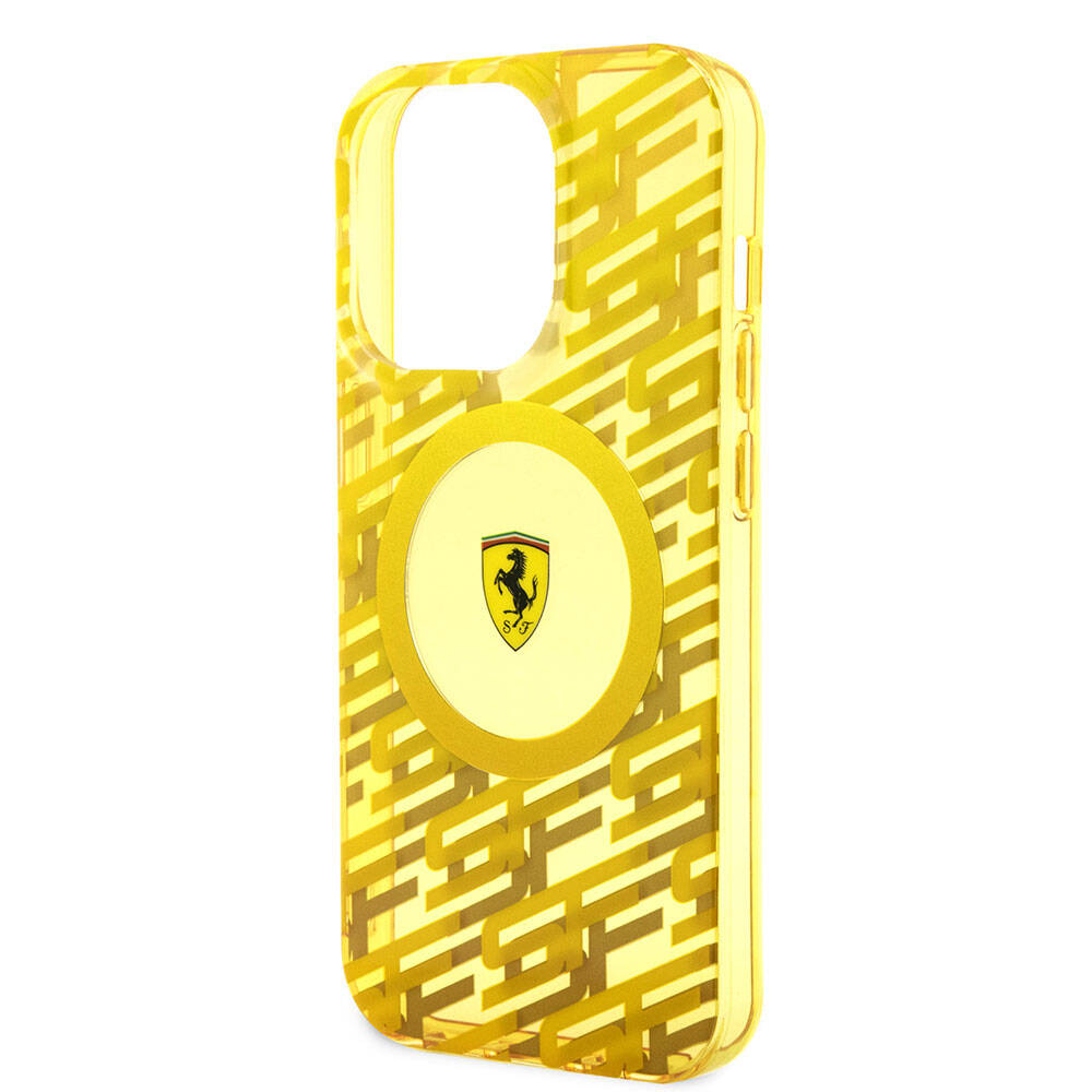 iPhone 15 Pro Kılıf Ferrari Orijinal Lisanslı M-safe Şarj Özellikli Multi SF Kılıf