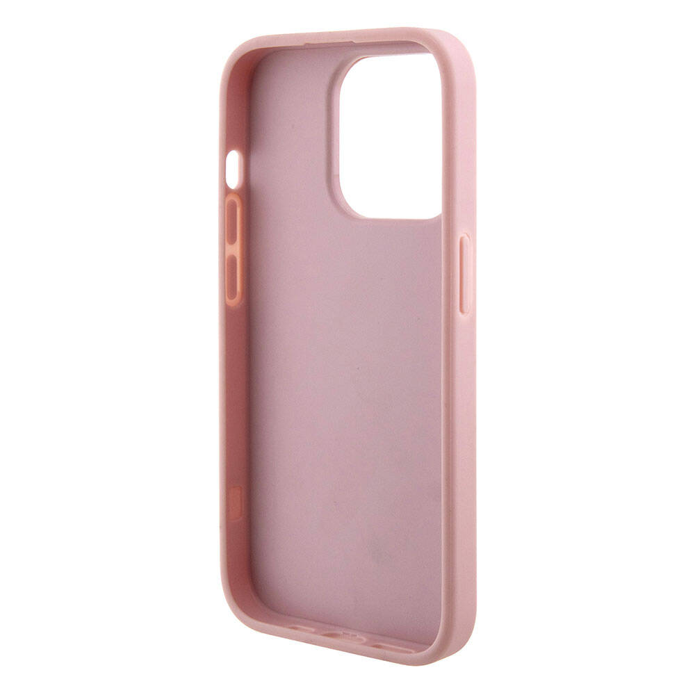 iPhone 15 Pro Kılıf Guess Orijinal Lisanslı 4G Büyük Metal Logolu Glitter Kılıf