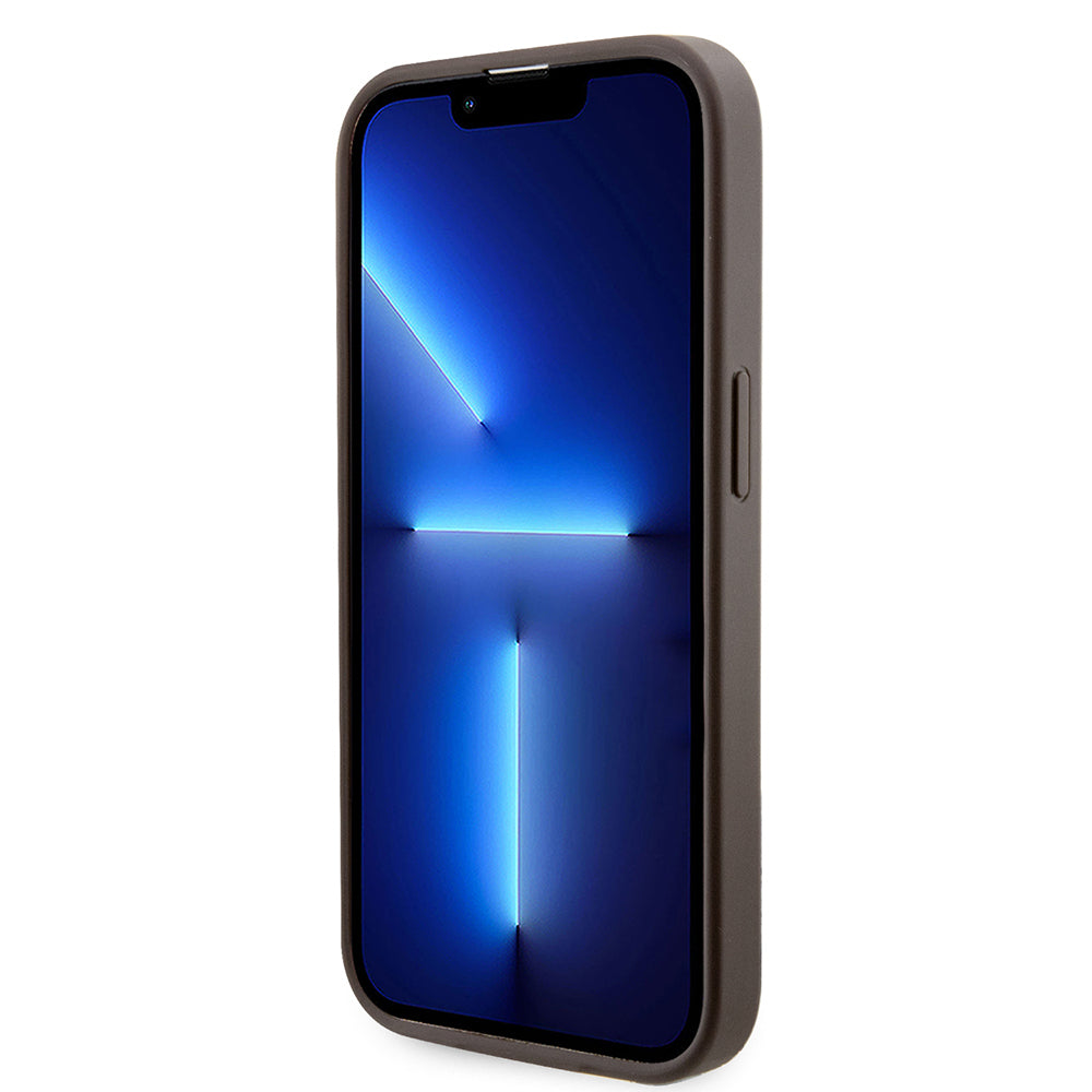 iPhone 15 Pro Kılıf Guess Orijinal Lisanslı M-safe Şarj Özellikli 4G Şerit Tasarımlı Printed Kılıf