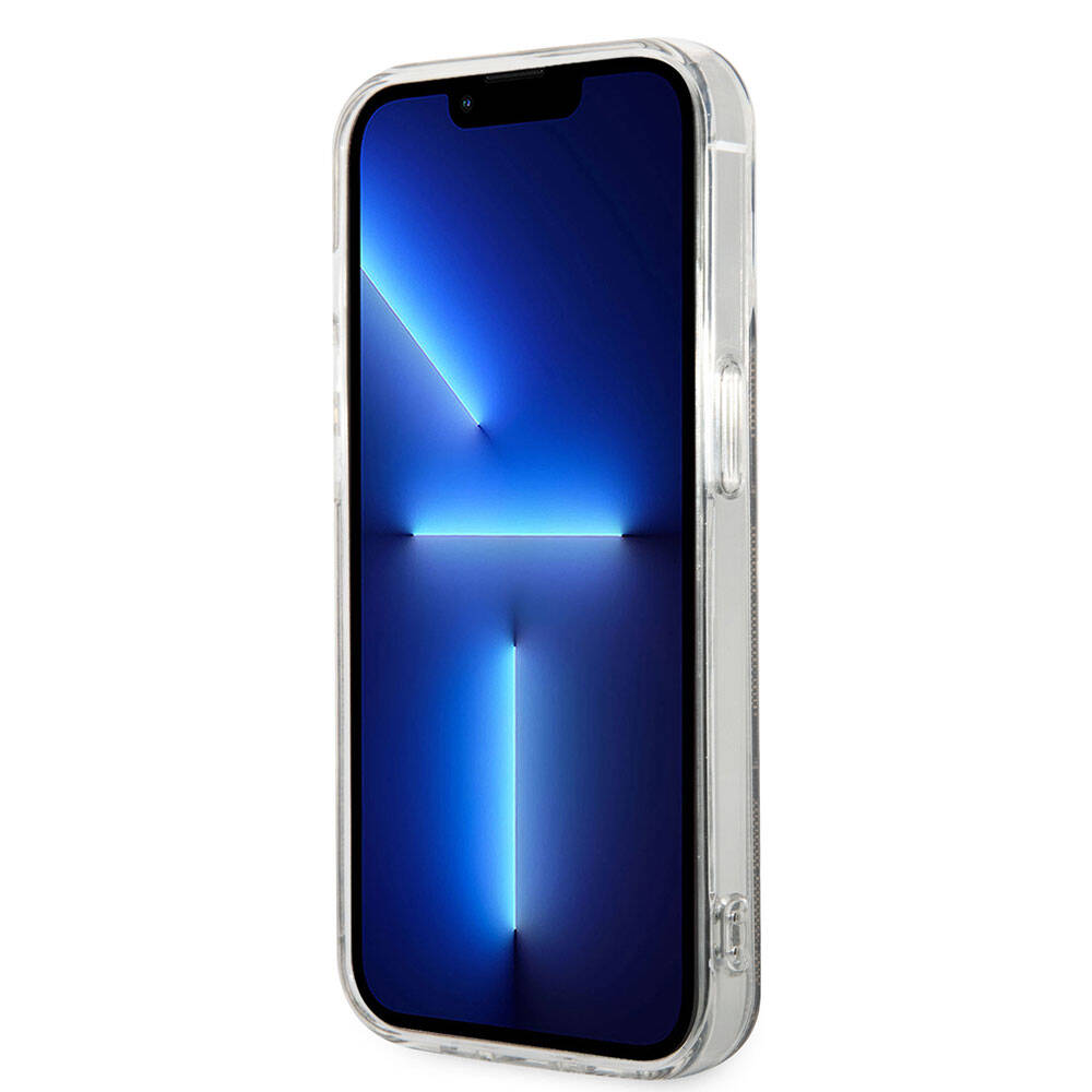 iPhone 15 Pro Kılıf Guess Orijinal Lisanslı M-safe Şarj Özellikli Yazı Logolu 4G Desenli Kılıf