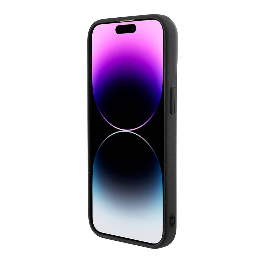 iPhone 15 Pro Kılıf Guess Orijinal Lisanslı Yazı Logolu Disco Script Metal Kılıf