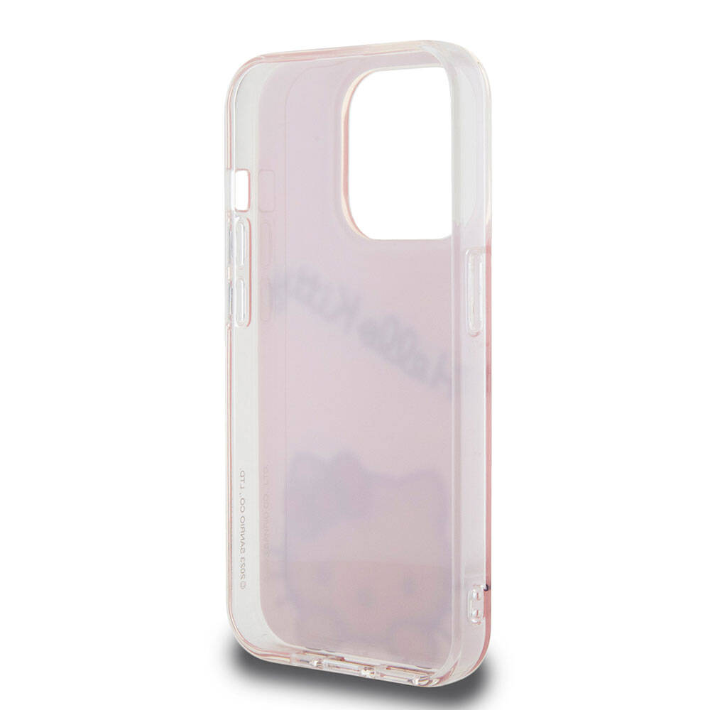 iPhone 15 Pro Kılıf Hello Kitty Orijinal Lisanslı Askılı Yazı ve İkonik Logolu Daydreaming Kılıf