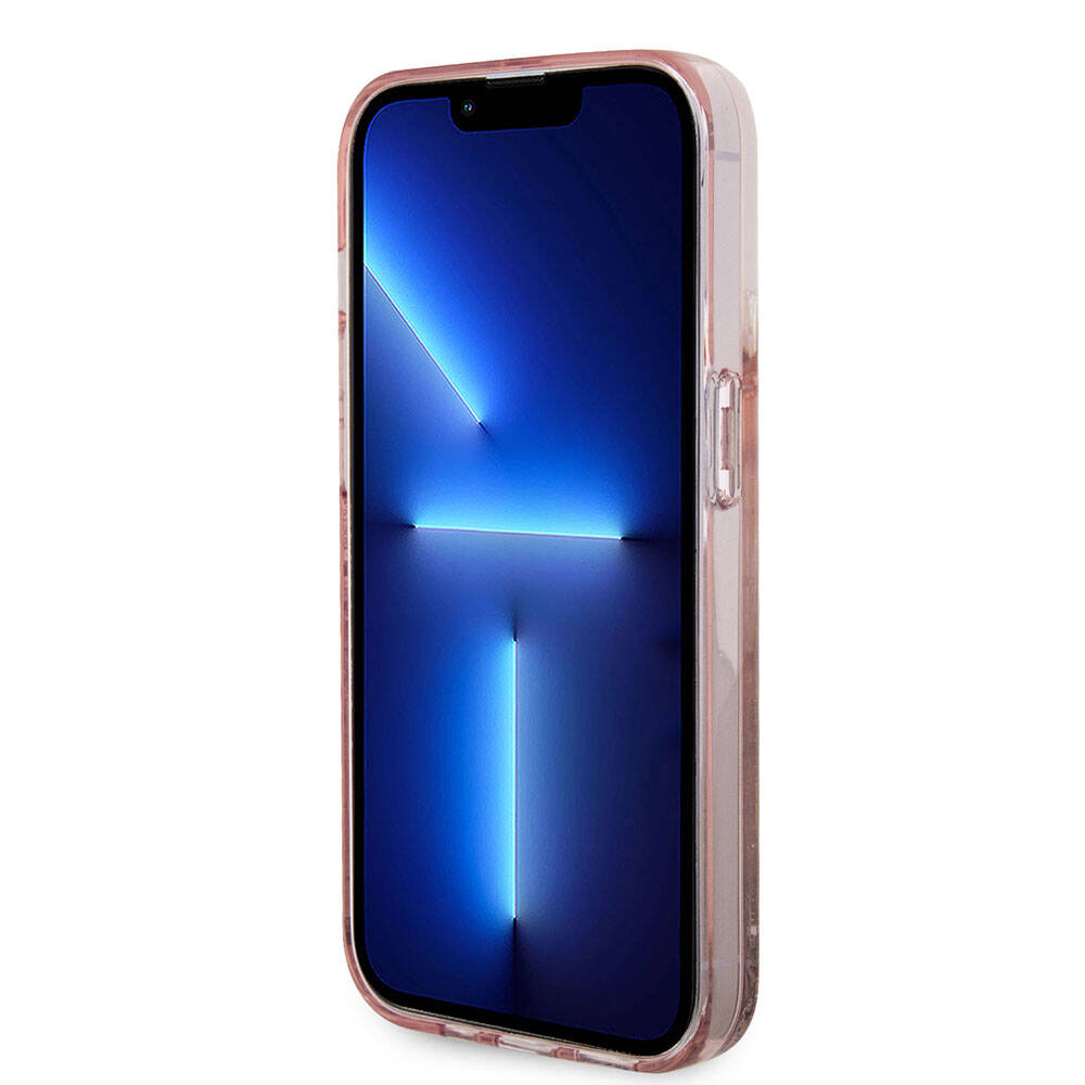 iPhone 15 Pro Kılıf Hello Kitty orijinal Lisanslı İkonik Sıvılı Glitter Kılıf