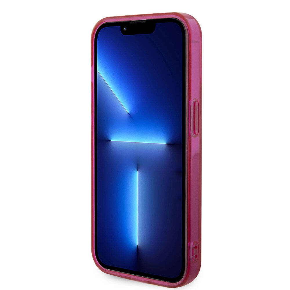 iPhone 15 Pro Kılıf Hello Kitty orijinal Lisanslı Yazı ve İkonik Logolu Kitty Head Kılıf