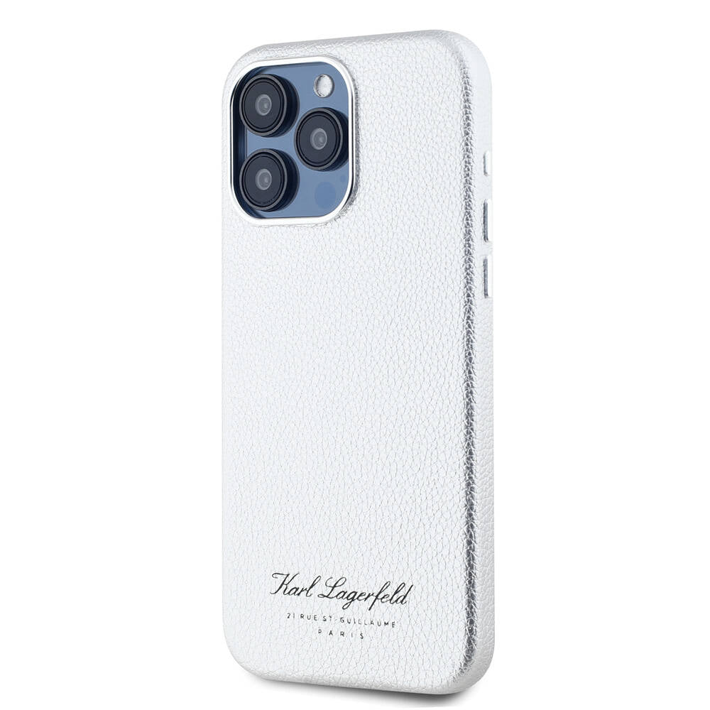 iPhone 15 Pro Kılıf Karl Lagerfeld Orijinal Lisanslı KL Yazılı Hotel Kılıf
