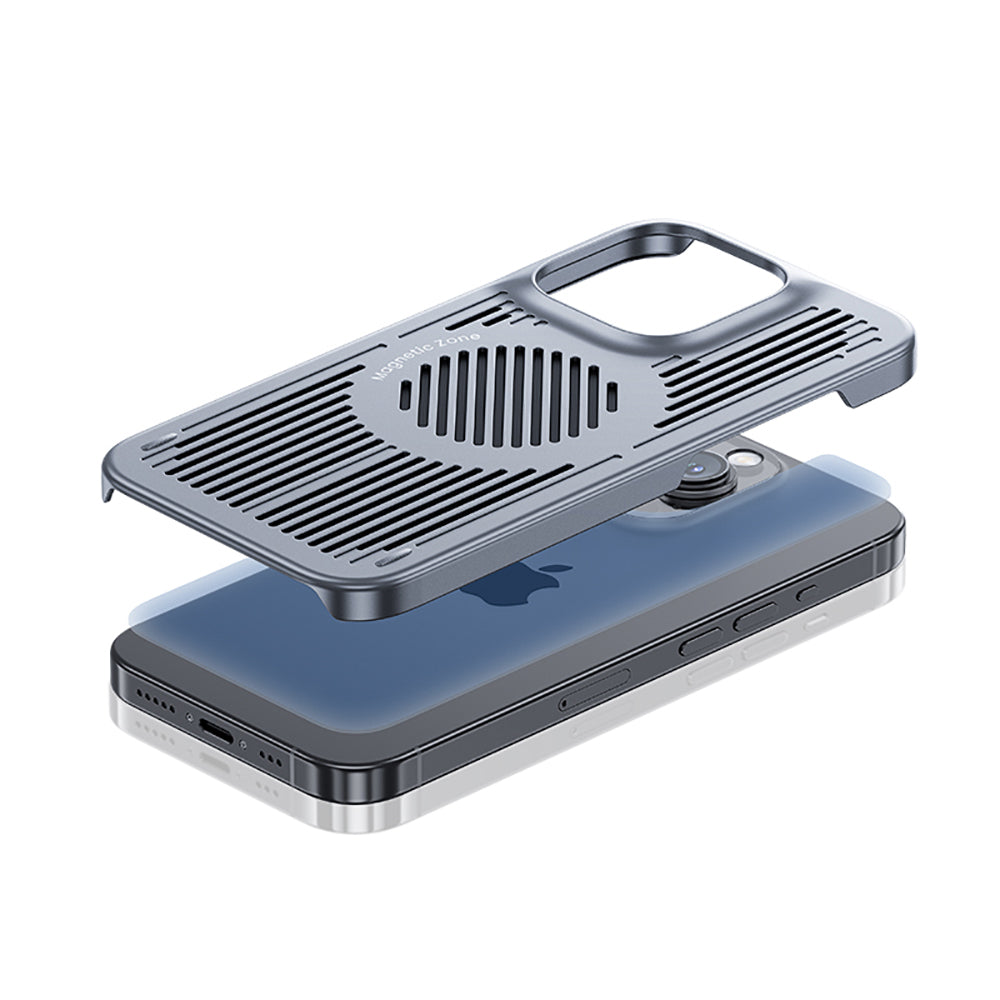 iPhone 15 Pro Kılıf M-safe Şarj ve Soğutucu Özellikli Benks Biliz Kılıf