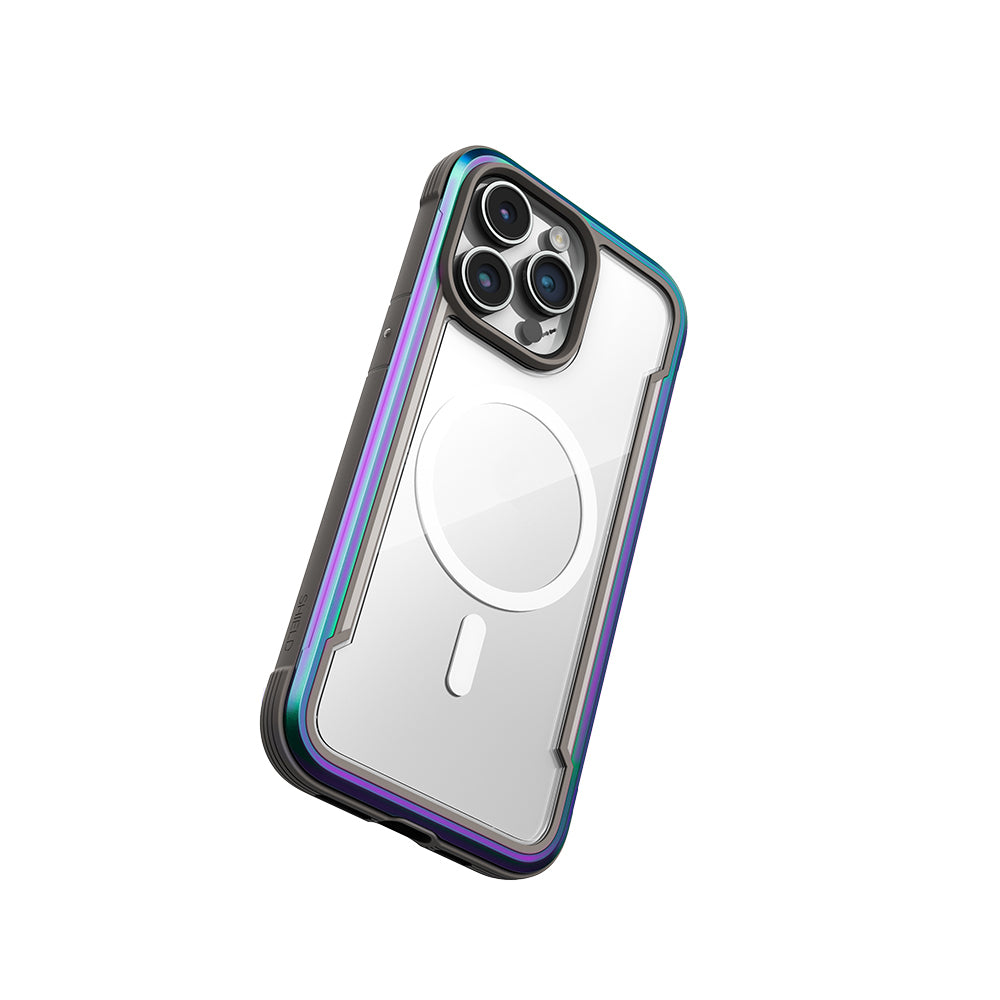 iPhone 15 Pro Kılıf M-safe Şarj Özellikli Airbagli Raptic Shield Serisi Şeffaf Arka Yüzey Kılıf