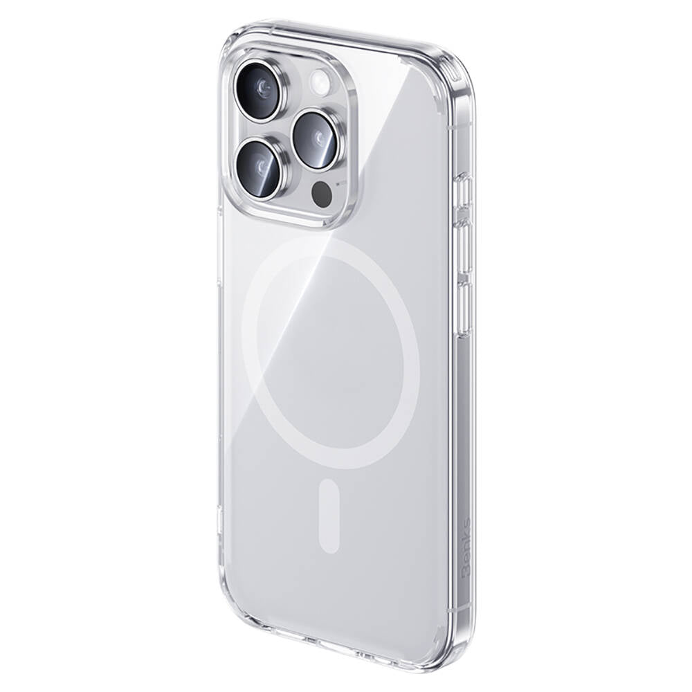 iPhone 15 Pro Kılıf M-safe Şarj Özellikli Airbagli Şeffaf Benks LucentPro Serisi Kılıf