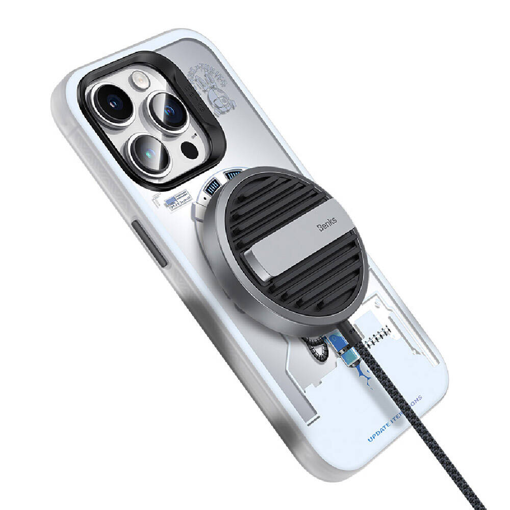 iPhone 15 Pro Kılıf M-safe Şarj Özellikli Benks Bunny Explore Kılıf