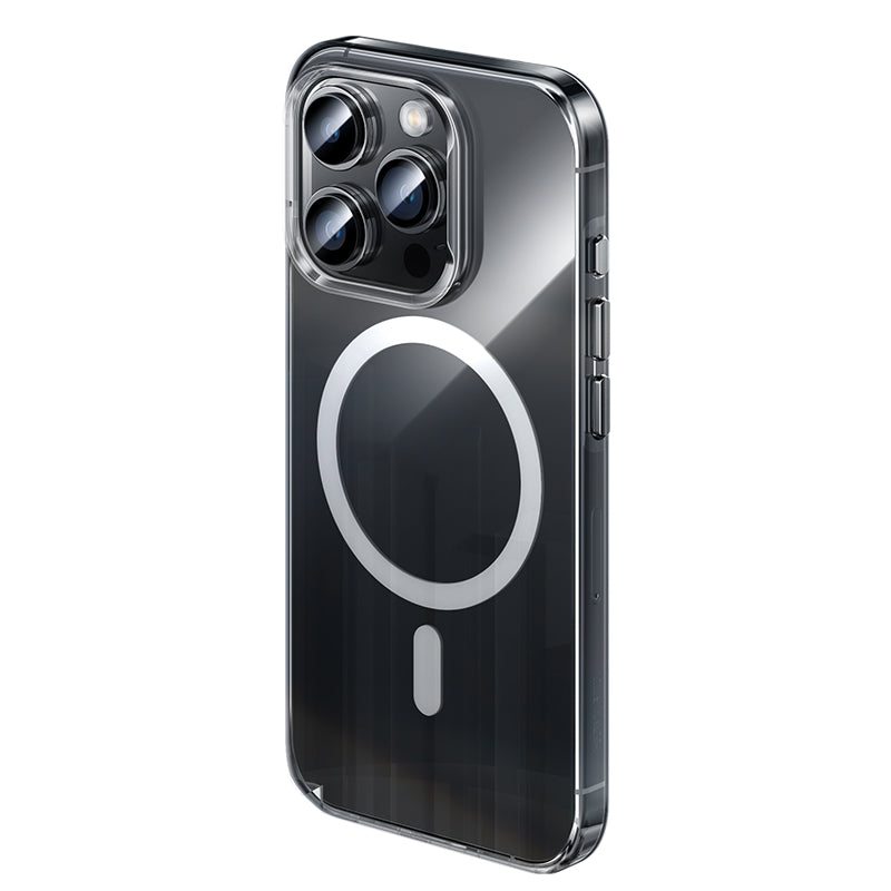 iPhone 15 Pro Kılıf M-safe Şarj Özellikli Benks Crystal Serisi Şeffaf Kılıf