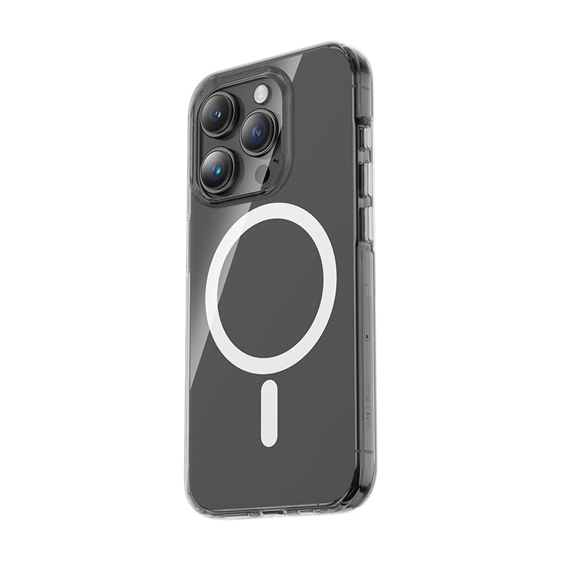 iPhone 15 Pro Kılıf M-safe Şarj Özellikli Benks Crystal Serisi Şeffaf Kılıf