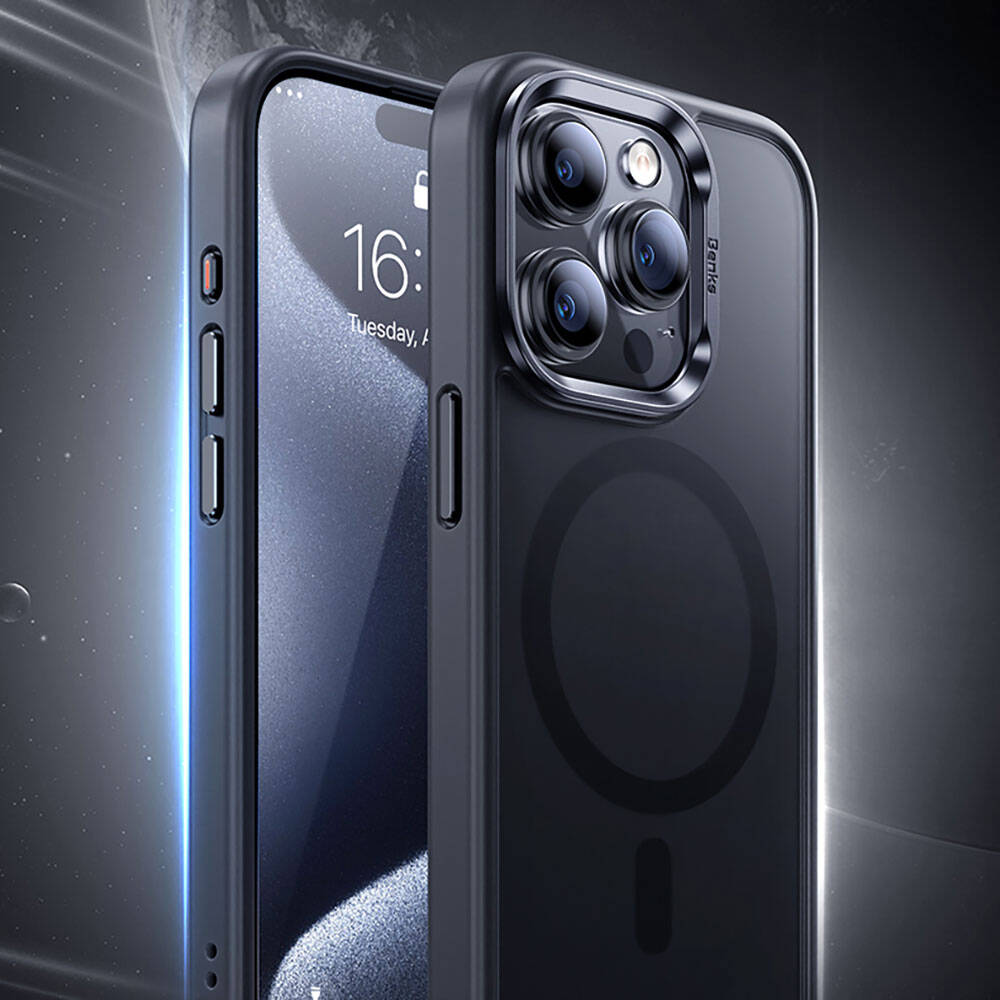iPhone 15 Pro Kılıf M-safe Şarj Özellikli Benks Mist Protective Kılıf