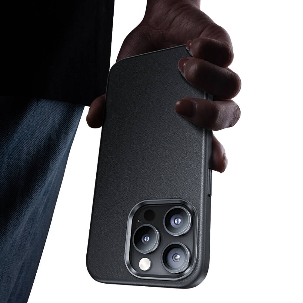 iPhone 15 Pro Kılıf M-safe Şarj Özellikli Benks Vintage Leather Kılıf