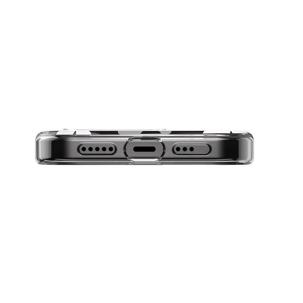 iPhone 15 Pro Kılıf M-safe Şarj Özellikli Çift IMD Baskılı Lisanslı Switcheasy Artist-M Fleur Kılıf