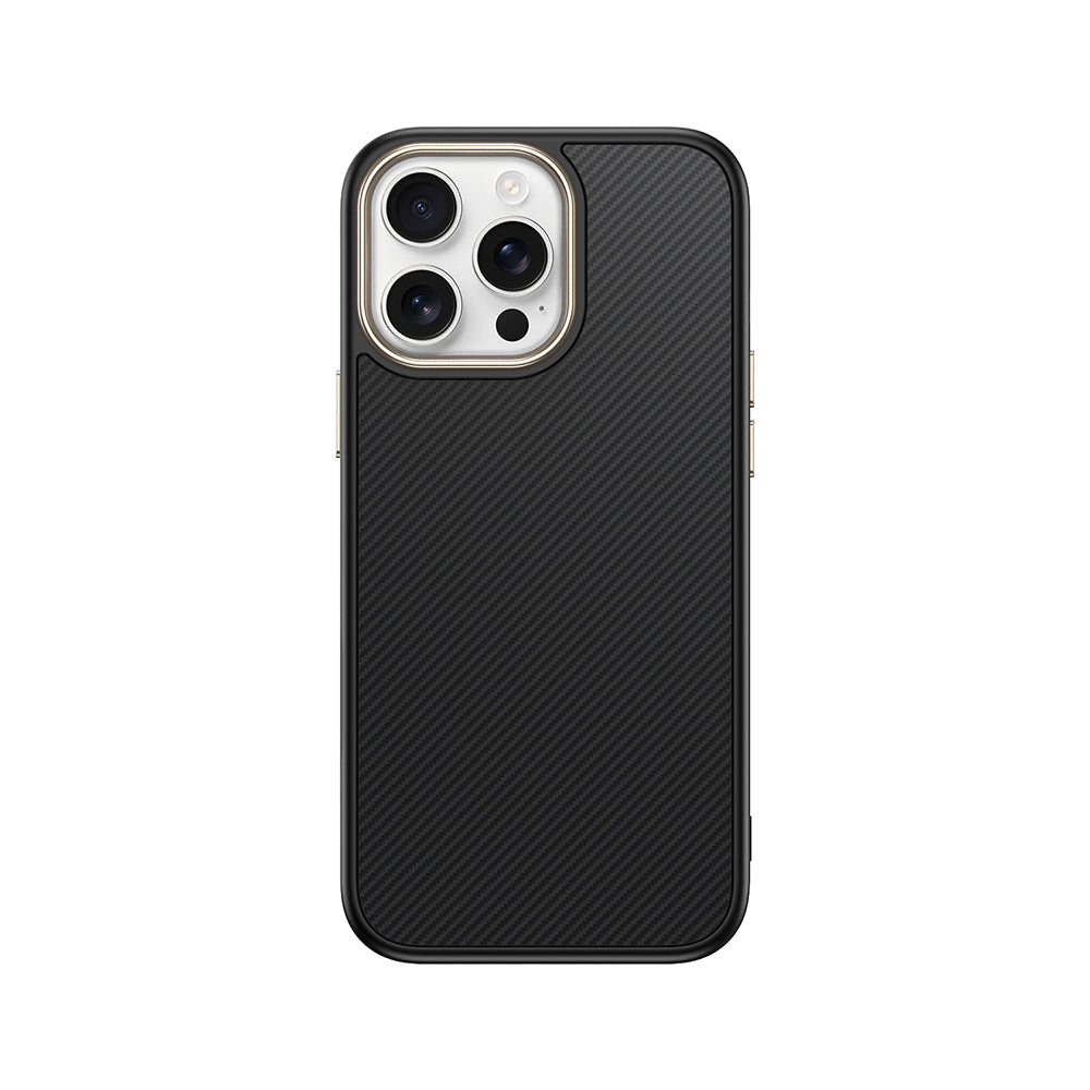iPhone 15 Pro Kılıf M-safe Şarj Özellikli Karbon Fiber Görünümlü Zore Antina Kılıf