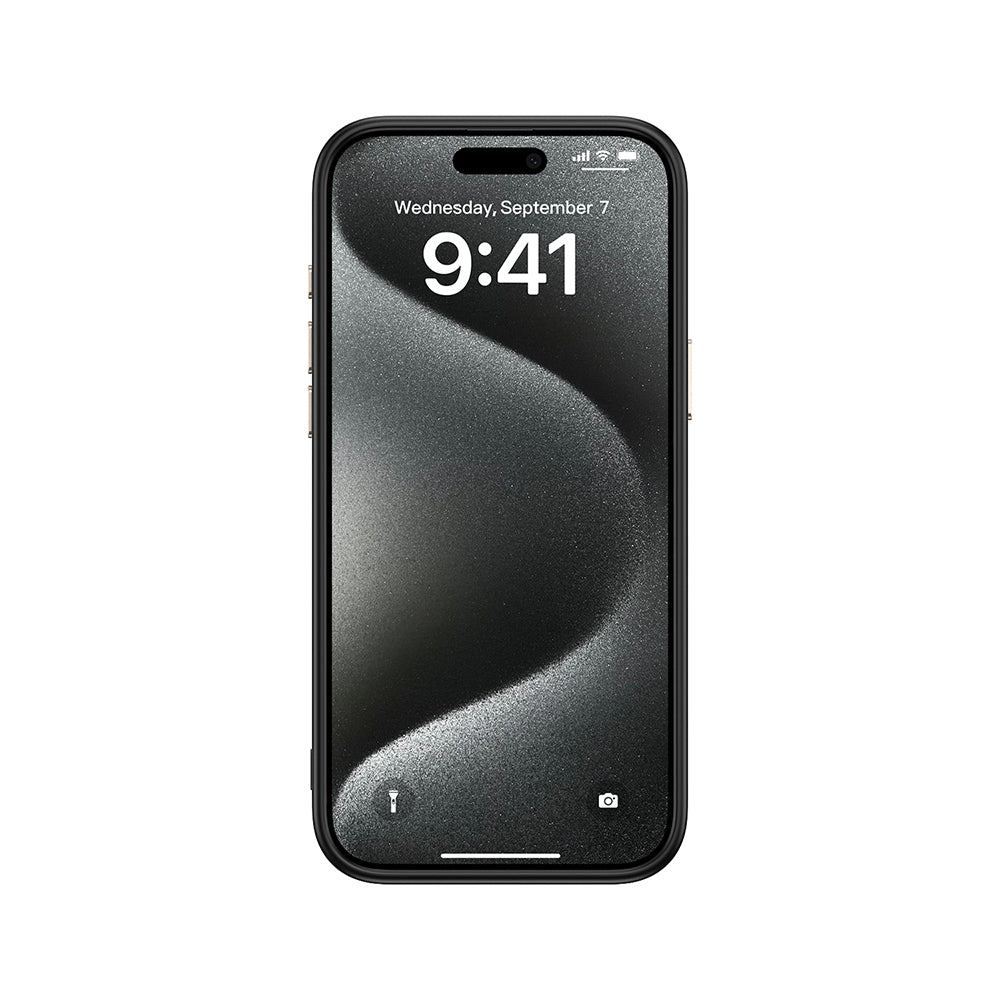 iPhone 15 Pro Kılıf M-safe Şarj Özellikli Karbon Fiber Görünümlü Zore Antina Kılıf