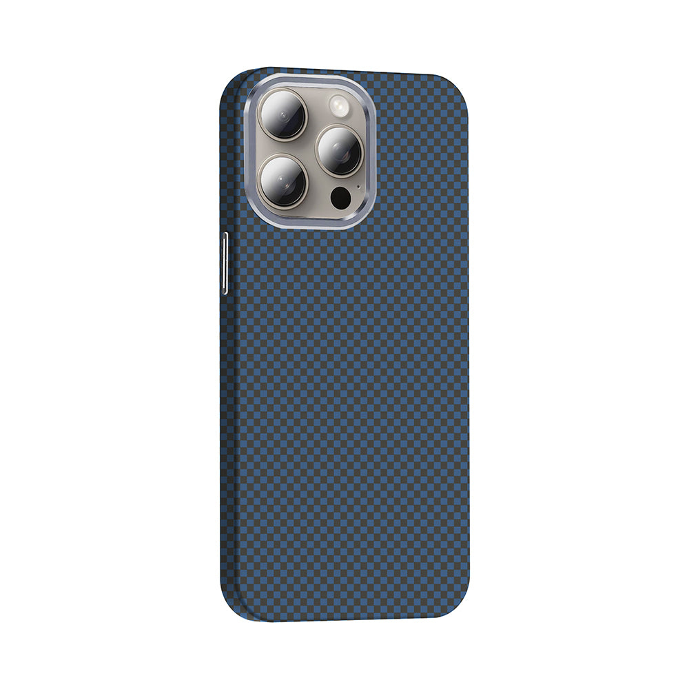 iPhone 15 Pro Kılıf M-safe Şarj Özellikli Karbon Fiber Görünümlü Zore Gros Kılıf