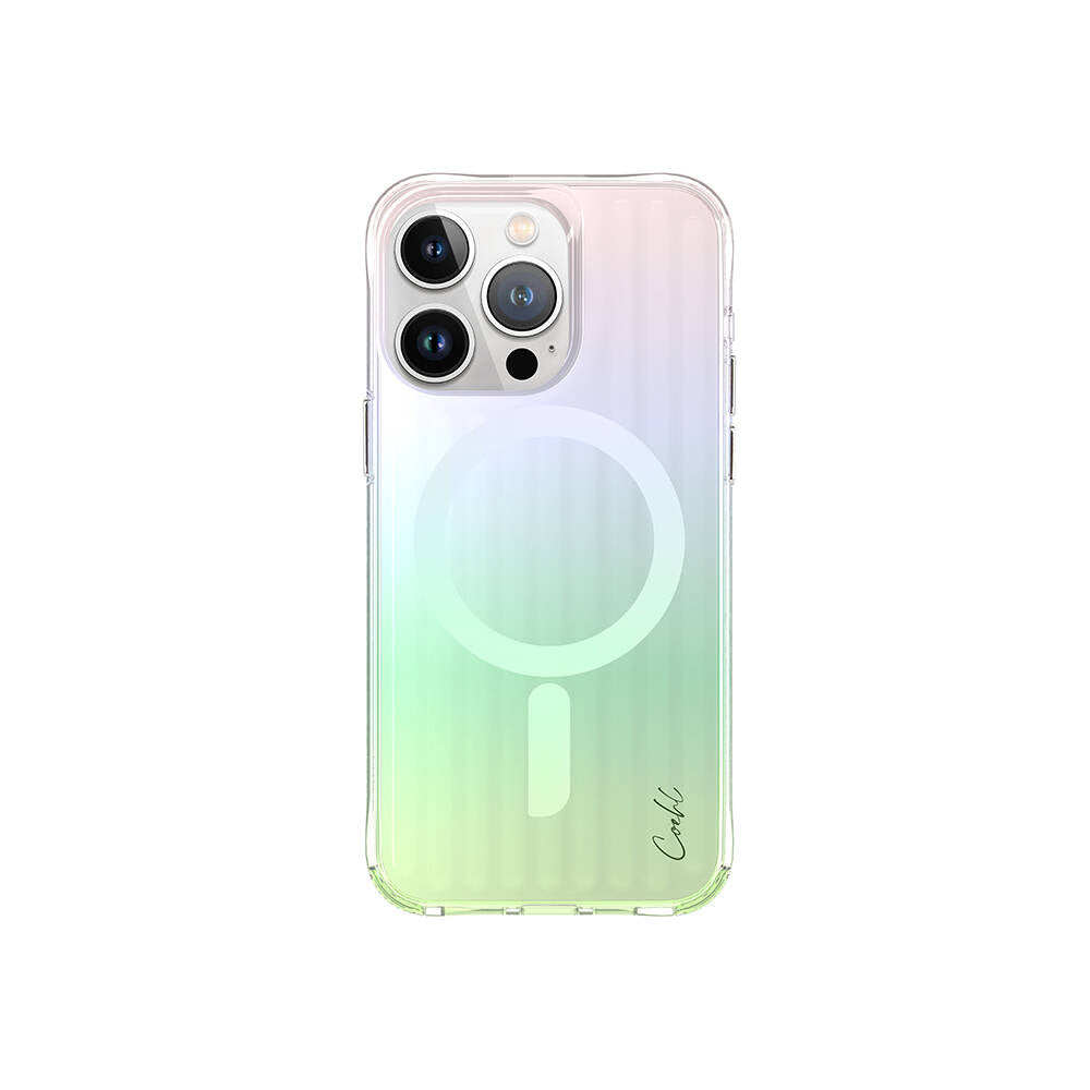 iPhone 15 Pro Kılıf M-safe Şarj Özellikli Parlayan Arka Yüzey Coehl Linear Kılıf