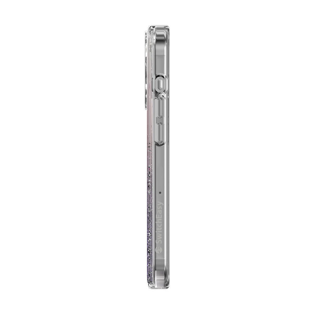 iPhone 15 Pro Kılıf M-safe Şarj Özellikli Parlayan Simli Şeffaf Lisanslı Switcheasy Starfield-M Kılıf