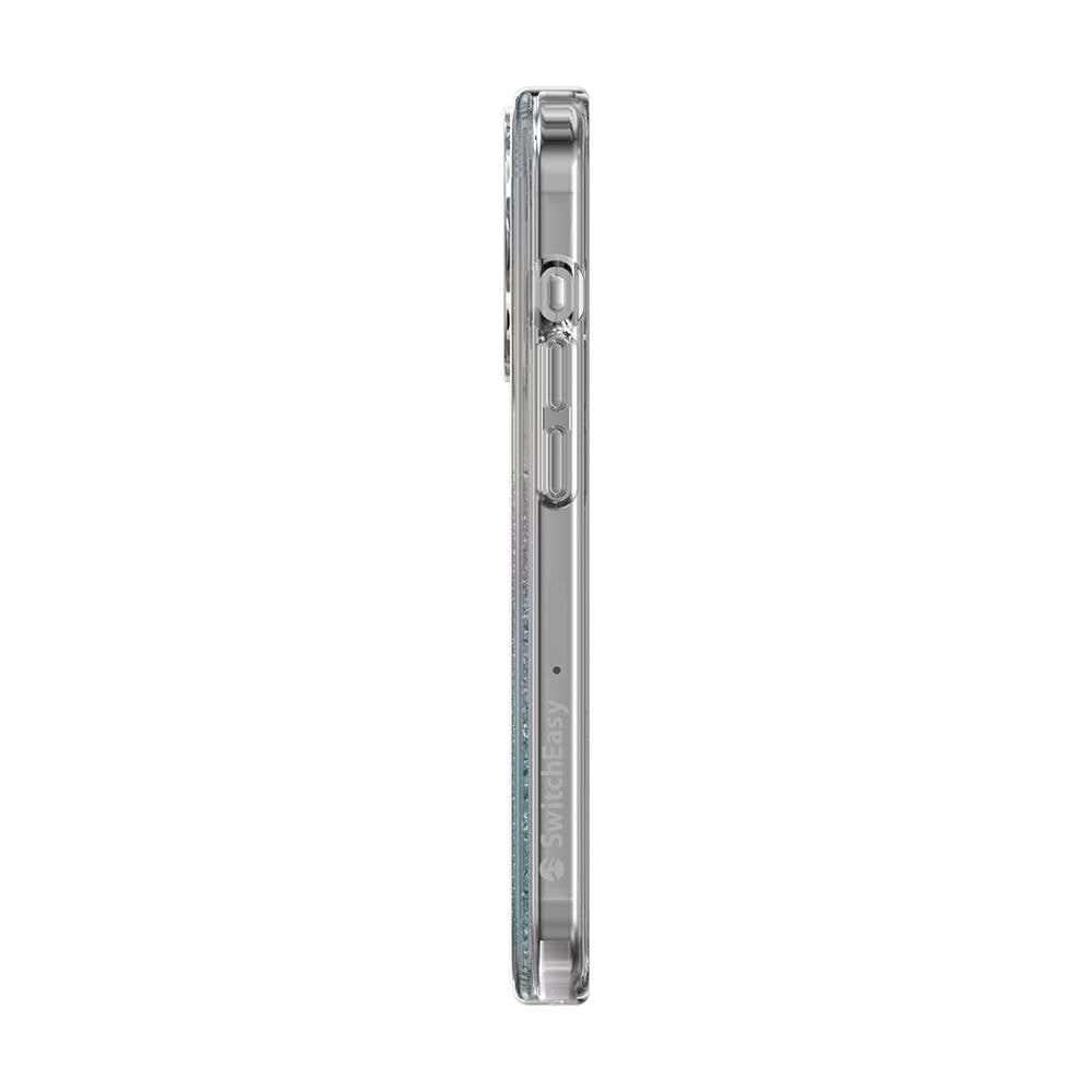 iPhone 15 Pro Kılıf M-safe Şarj Özellikli Parlayan Simli Şeffaf Lisanslı Switcheasy Starfield-M Kılıf