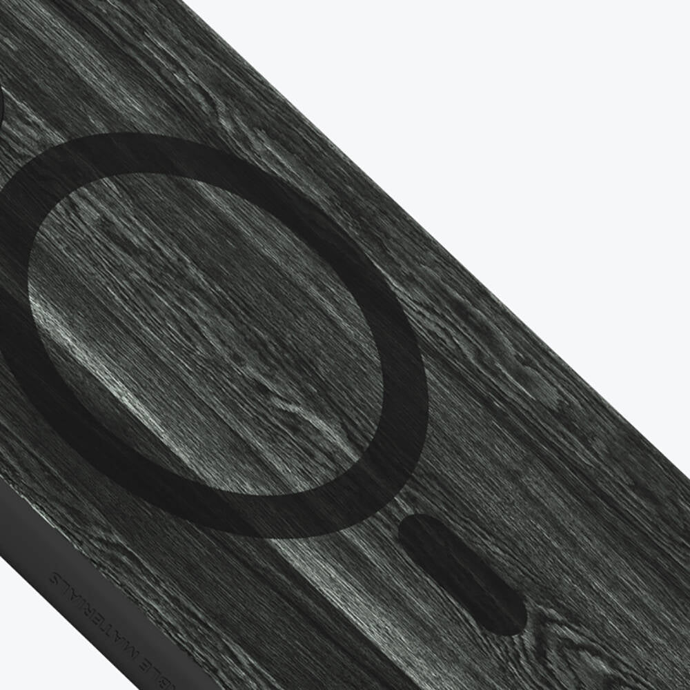 iPhone 15 Pro Kılıf M-safe Şarj Özellikli Sararmaya Dayanıklı Youngkit Wood Forest Serisi Kılıf