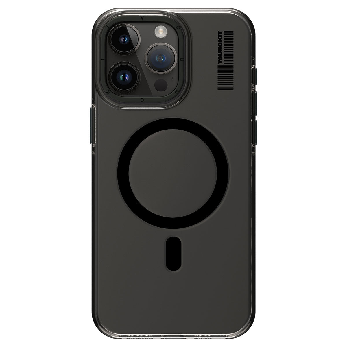 iPhone 15 Pro Kılıf M-safe Şarj Özellikli Şeffaf Youngkit Crystal Shield Serisi Kılıf