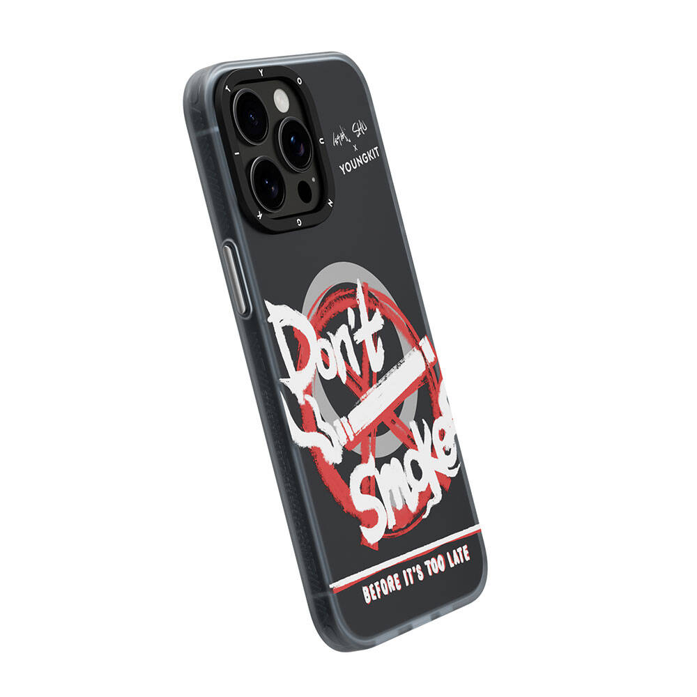 iPhone 15 Pro Kılıf M-safe Şarj Özellikli Shu Tasarımlı Youngkit City Serisi Kılıf