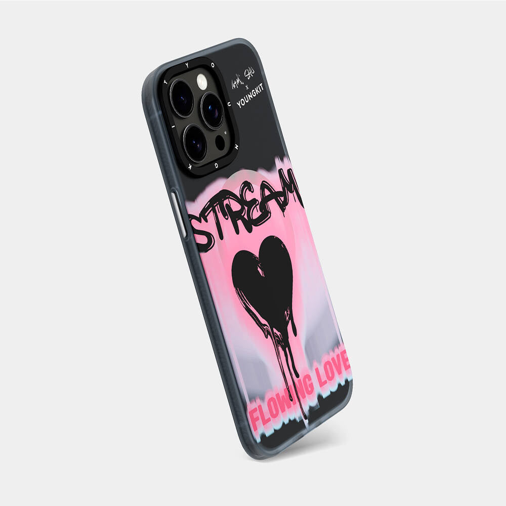iPhone 15 Pro Kılıf M-safe Şarj Özellikli Shu Tasarımlı Youngkit Dreamland Serisi Kılıf