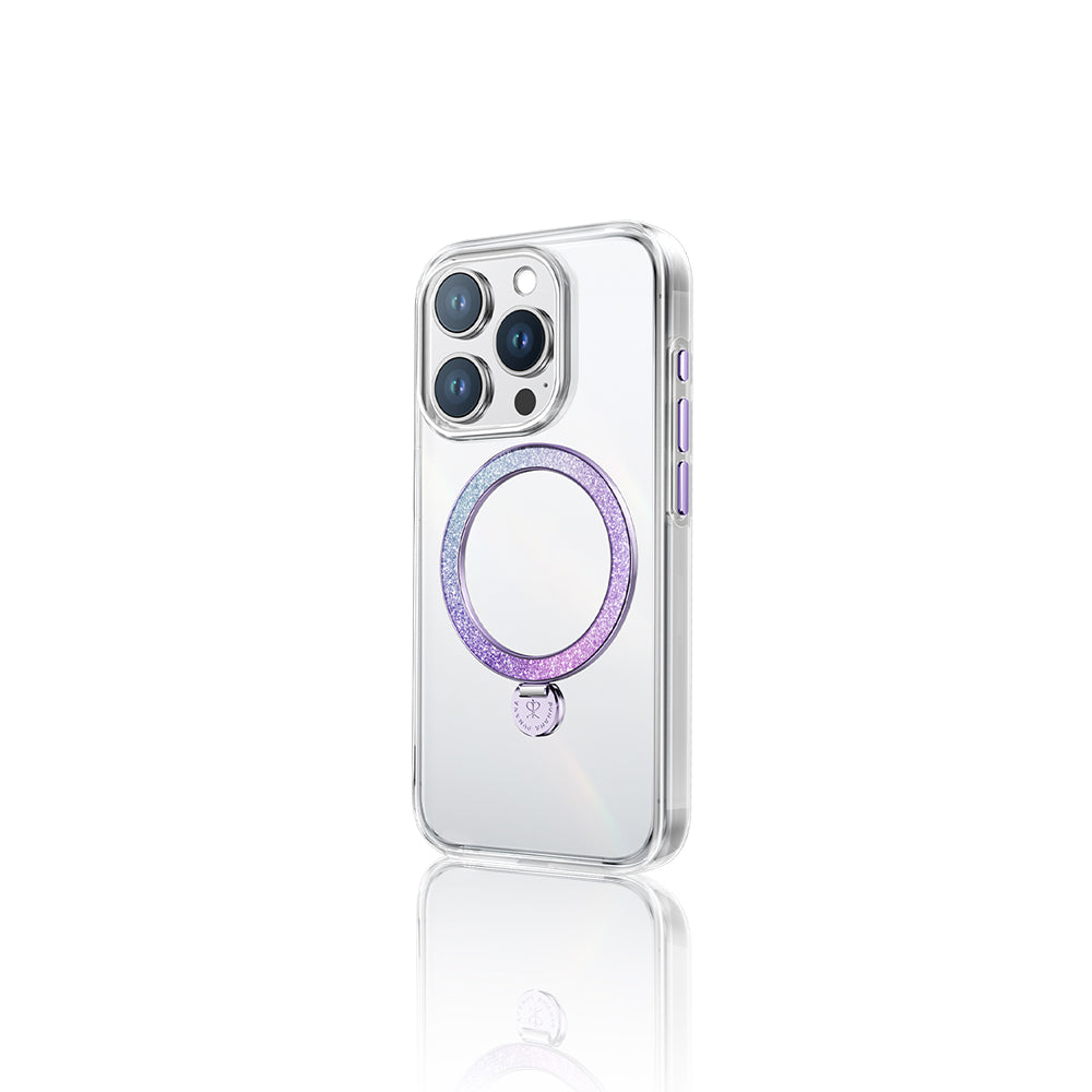 iPhone 15 Pro Kılıf M-safe Şarj Özellikli Standlı Pynana Dancing Streamer Serisi Kılıf