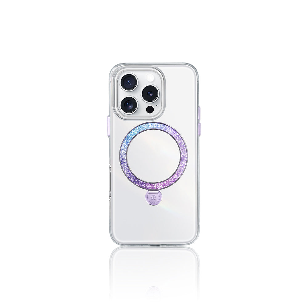 iPhone 15 Pro Kılıf M-safe Şarj Özellikli Standlı Pynana Dancing Streamer Serisi Kılıf