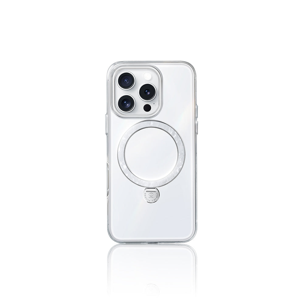 iPhone 15 Pro Kılıf M-safe Şarj Özellikli Standlı Pynana Dancing Streamer Serisi Kılıf
