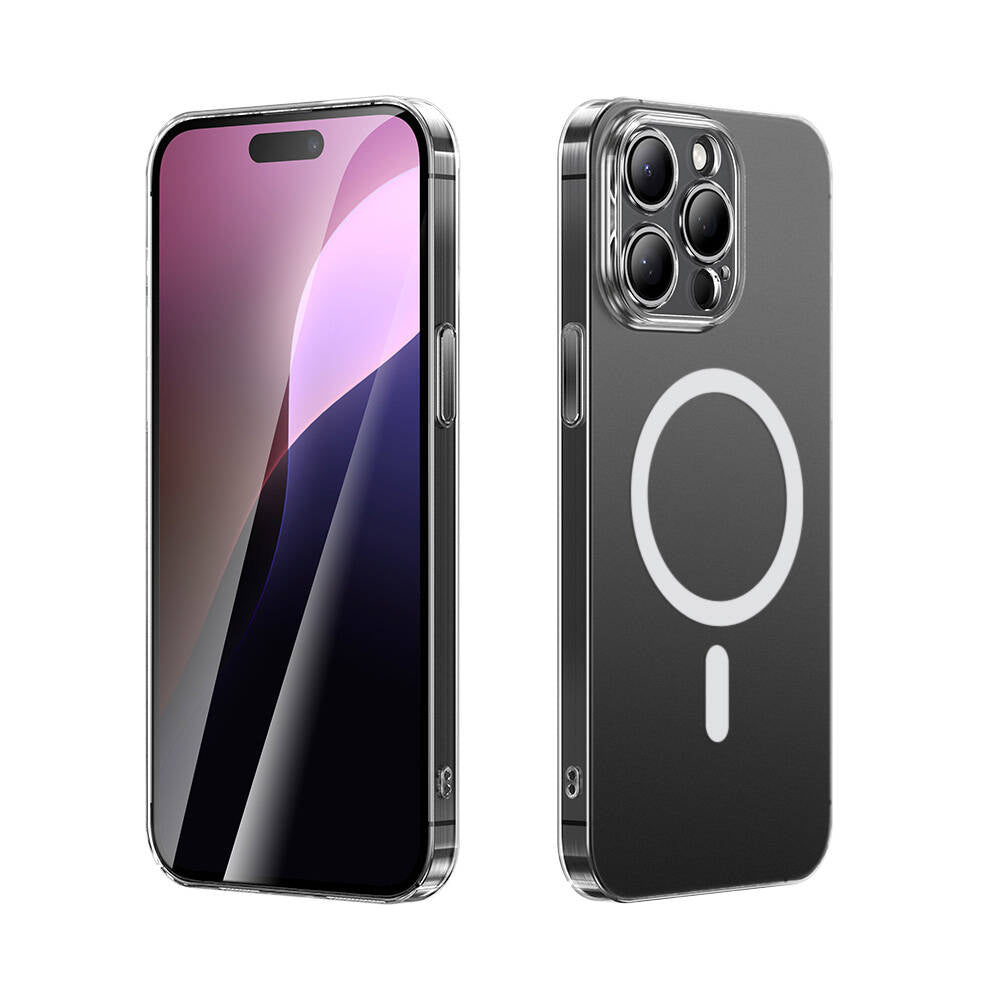 iPhone 15 Pro Kılıf M-safe Şarj Özellikli Toz Önleyici Zore Helo Kılıf