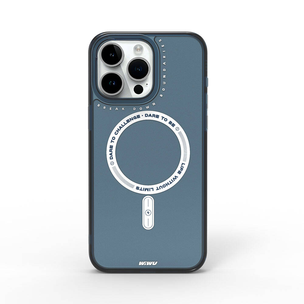 iPhone 15 Pro Kılıf M-safe Şarj Özellikli Wiwu Basic Color J Serisi Kılıf