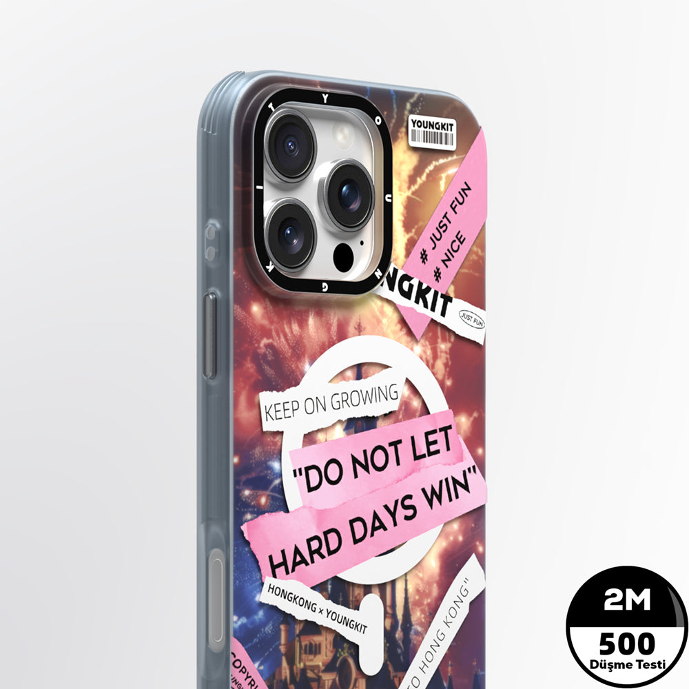 iPhone 15 Pro Kılıf M-safe Şarj Özellikli Youngkit A-City Serisi Kılıf