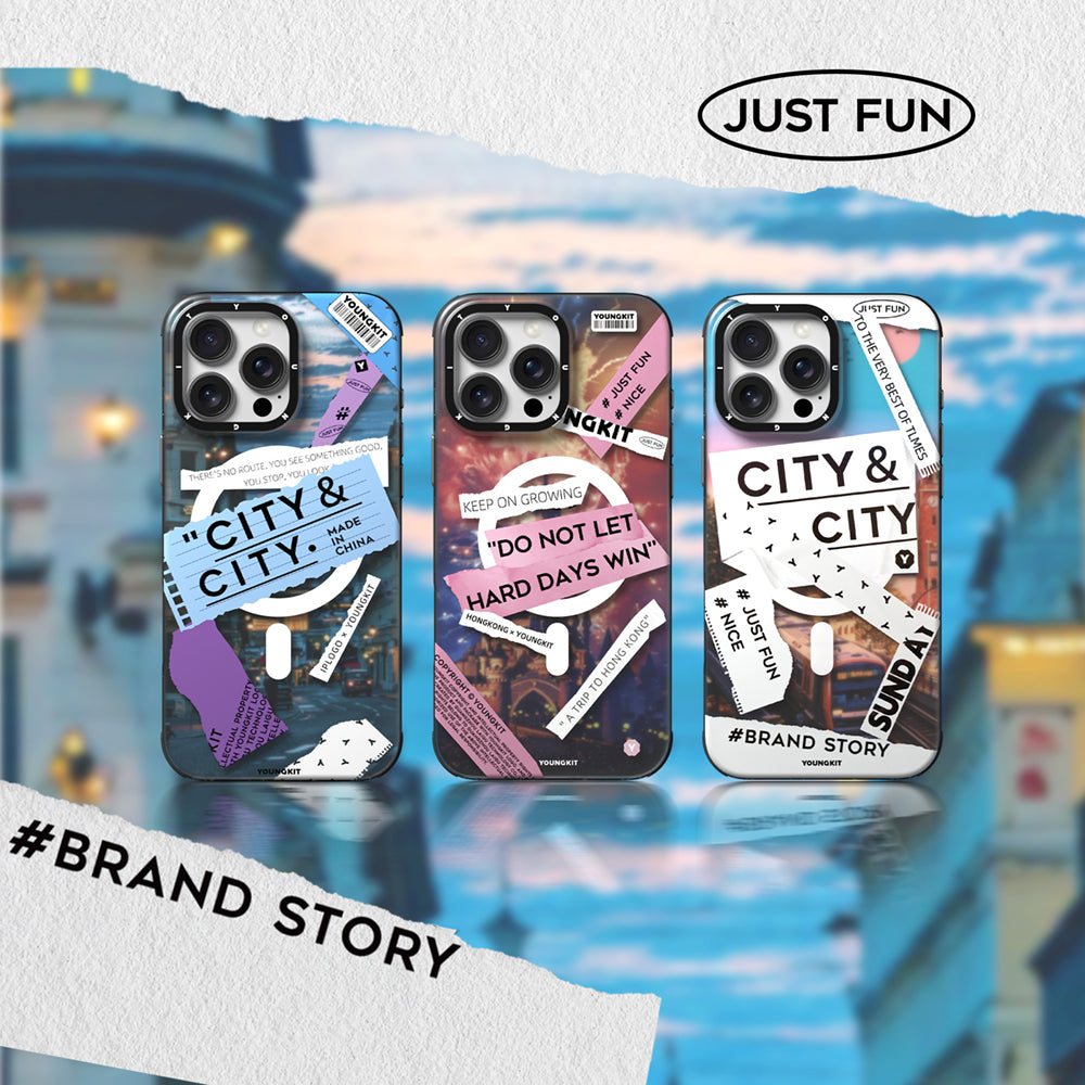 iPhone 15 Pro Kılıf M-safe Şarj Özellikli Youngkit A-City Serisi Kılıf