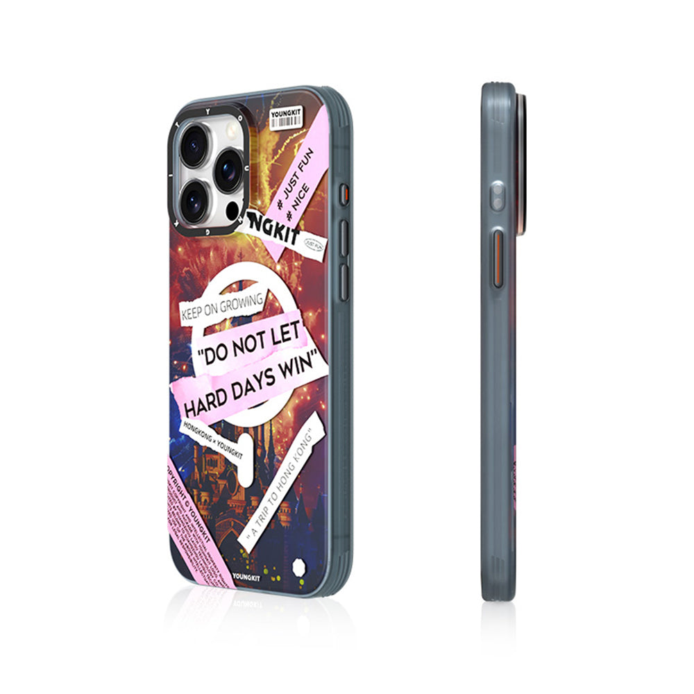 iPhone 15 Pro Kılıf M-safe Şarj Özellikli Youngkit A-City Serisi Kılıf