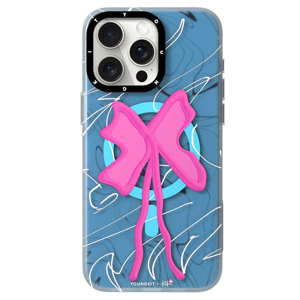 iPhone 15 Pro Kılıf M-safe Şarj Özellikli Youngkit Anti-Trend Serisi Kılıf