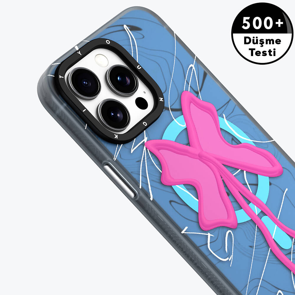 iPhone 15 Pro Kılıf M-safe Şarj Özellikli Youngkit Anti-Trend Serisi Kılıf