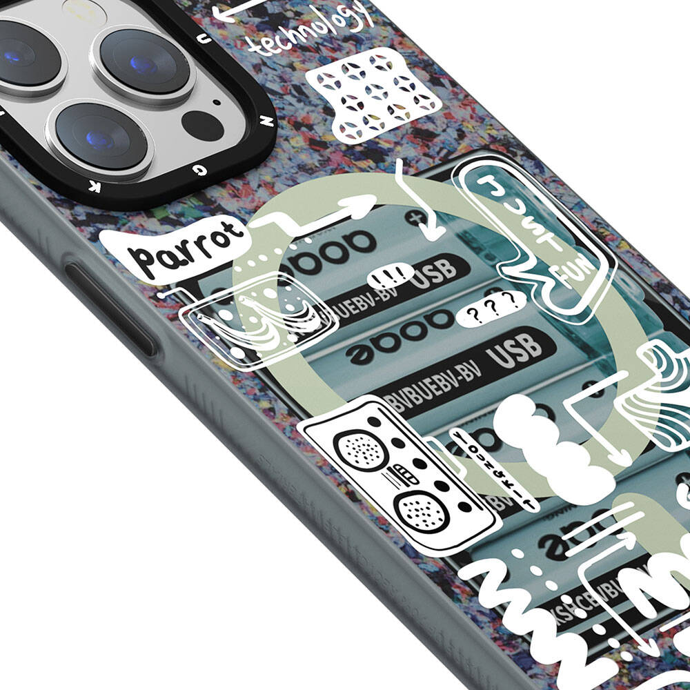 iPhone 15 Pro Kılıf M-safe Şarj Özellikli Youngkit Dark Matter Serisi Kılıf